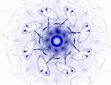 Soyut fraktal kırmızı arka plan ile kesişen daireler ve oval. disko ışıkları. Hareket illüstrasyon.