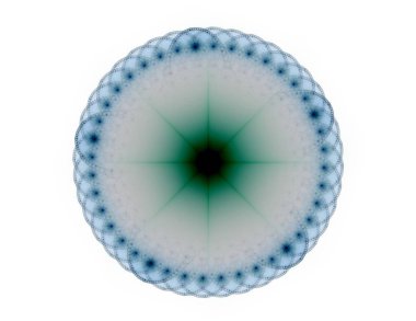 Konuyla ilgili soyut fraktal formlar grafik tasarım ve nükleer fizik bilim parçacıkların. Kutsal geometri futuristik