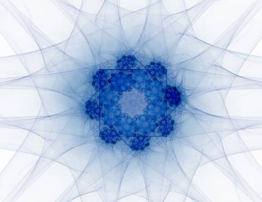 Uzay serisi geometrisini. Görsel olarak çekici zemin kavramsal Izgaralar eğrileri ve fraktal öğeleri öğesi olarak uygun yapılmış 