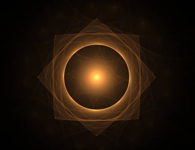 fraktal Radyal desen bilim teknoloji ve tasarım konusunda