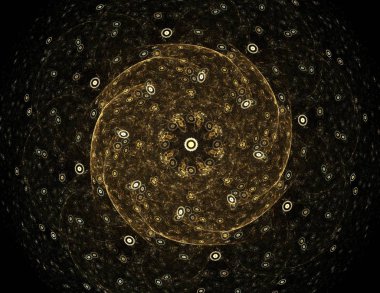 Soyut fraktal enkaz dijital sanat yaratıcı grafik tasarım için