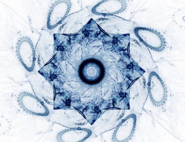 fraktal Radyal desen bilim teknoloji ve tasarım konusunda