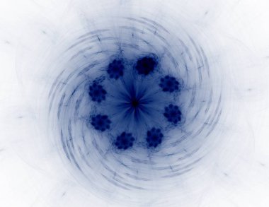 Parlak renkli fraktal boşluk dijital sanat yaratıcı grafik tasarım için