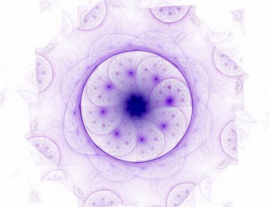 Soyut fraktal desen ve şekiller. Fraktal doku parmak izi.