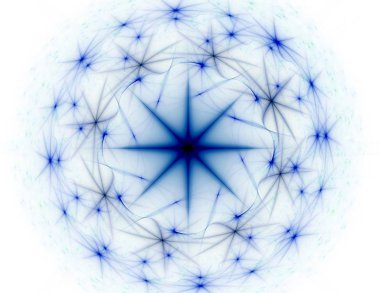 Konuyla ilgili soyut fraktal formlar grafik tasarım ve nükleer fizik bilim parçacıkların. Kutsal geometri nereye futuristik