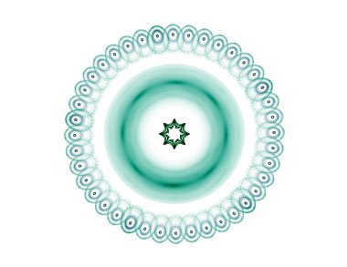 Konuyla ilgili soyut fraktal formlar grafik tasarım ve nükleer fizik bilim parçacıkların. Kutsal geometri.