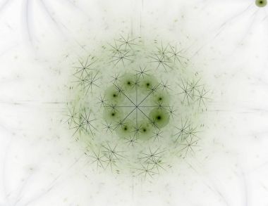 Soyut fraktal kırmızı arka plan ile kesişen daireler ve oval. disko ışıkları. Hareket illüstrasyon.