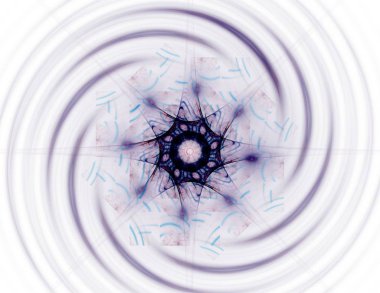 Bilgisayar fractal sanat yaratıcı tasarım, sanat ve eğlence için oluşturulan. Küre dönen arka plan.