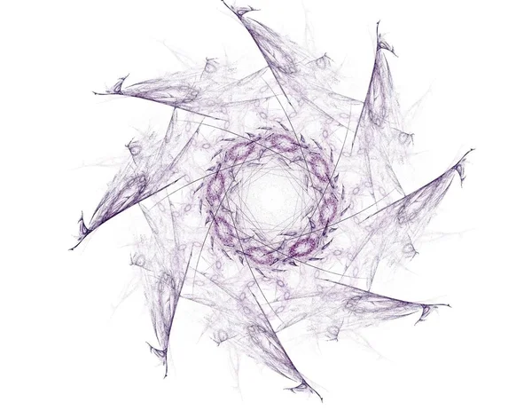 Ο υπολογιστής που δημιουργείται fractal έργο τέχνης για το δημιουργικό σχεδιασμό, την τέχνη και την ψυχαγωγία. Παρασκήνιο με περιστρεφόμενες σφαίρες. — Φωτογραφία Αρχείου