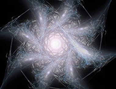 Soyut fraktal arka plan - bilgisayar tarafından oluşturulan görüntü. Dijital 