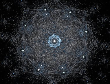 Uzay serisi geometrisini. C görsel olarak çekici zemin yaptı