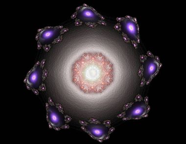 Dantelli renkli saat desen. Dijital fractal sanat tasarım. ABS