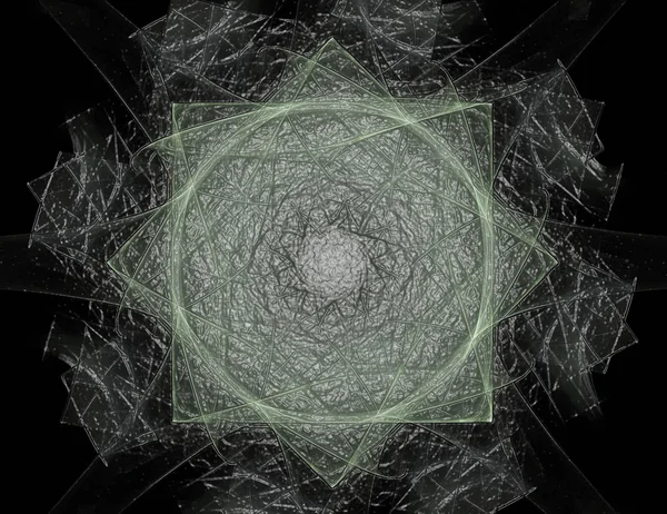 Абстрактный фрактальный фон - сгенерированное компьютером изображение. Цифровая — стоковое фото