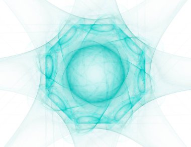 Bilgisayar fractal sanat yaratıcı tasarım, sanat ve eğlence için oluşturulan. Küre dönen arka plan.