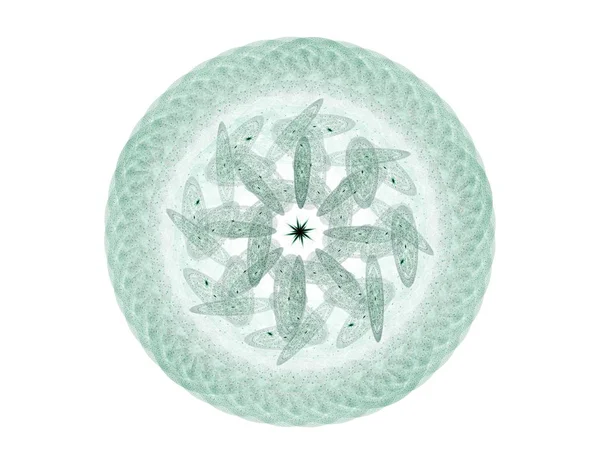 Abstrakte fraktale Farbhintergrund mit sich kreuzenden Kreisen und Oval. Motion Illustration. — Stockfoto