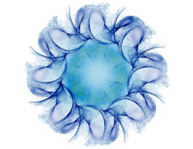 Geometrik Spiral aşağı düşüyor. Soyut renkli fraktal doku