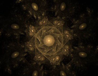 Geometrik Spiral aşağı düşüyor. Soyut renkli fraktal doku