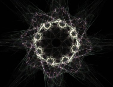 fraktal Radyal desen bilim teknoloji ve tasarım konusunda