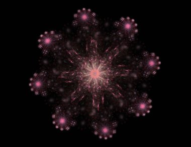 Bilgisayar fractal sanat yaratıcı tasarım, sanat ve eğlence için oluşturulan. Küre dönen arka plan.