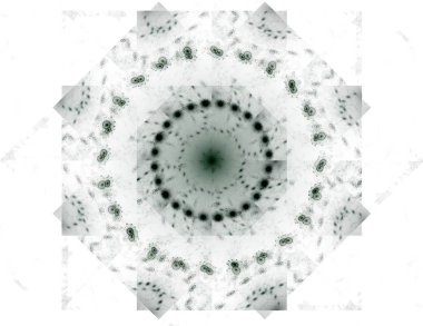 Geometrik Spiral aşağı düşüyor. Soyut renkli fraktal doku