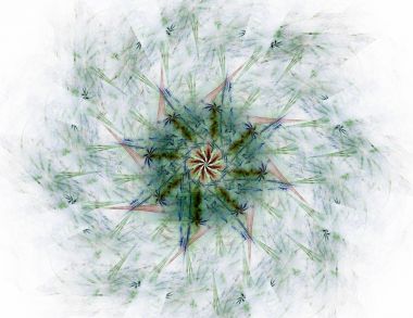 Konuyla ilgili soyut fraktal formlar grafik tasarım ve nükleer fizik bilim parçacıkların. Kutsal geometri.