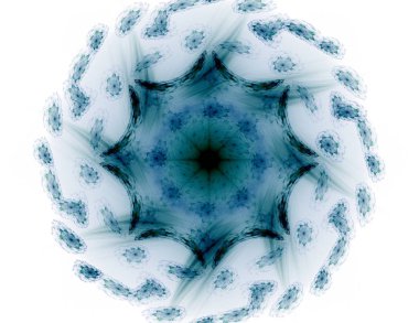 Soyut fraktal kırmızı arka plan ile kesişen daireler ve oval. disko ışıkları. Hareket illüstrasyon.