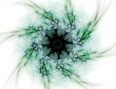 Soyut fraktal kırmızı arka plan ile kesişen daireler ve oval. disko ışıkları. Hareket illüstrasyon.