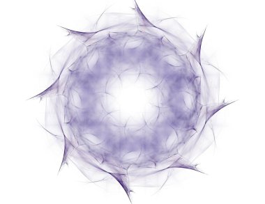 Parlak renkli fraktal boşluk dijital sanat yaratıcı grafik tasarım için