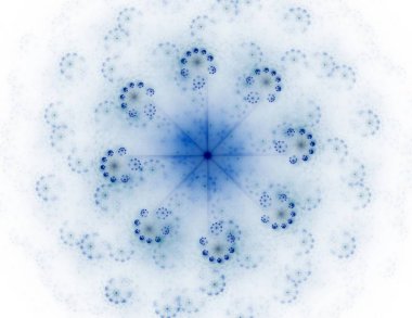 Soyut fraktal arka plan - bilgisayar tarafından oluşturulan görüntü. Dijital sanat. Daireleri merkeze doğru yakınsak. 