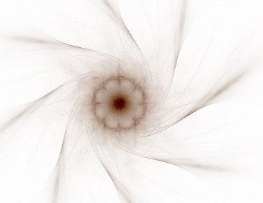 Renkli parlak nöron fraktal