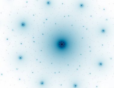 Renkli parlak nöron fraktal