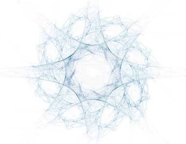 Konuyla ilgili soyut fraktal formlar grafik tasarım ve nükleer fizik bilim parçacıkların. Kutsal geometri.