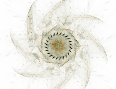 Soyut fraktal kırmızı arka plan ile kesişen daireler ve oval. disko ışıkları. Hareket illüstrasyon.