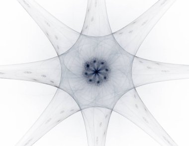 Parlak renkli fraktal boşluk dijital sanat yaratıcı grafik tasarım için