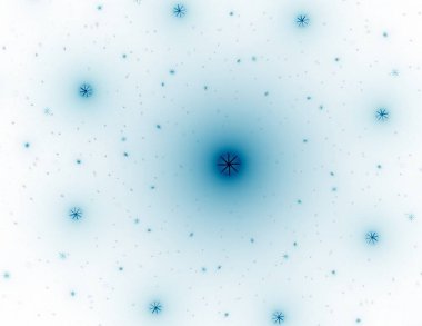 Renkli parlak nöron fraktal