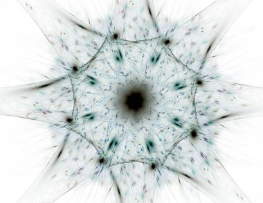 Soyut fraktal kırmızı arka plan ile kesişen daireler ve oval. disko ışıkları. Hareket illüstrasyon.