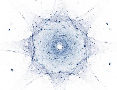 Soyut fraktal arka plan - bilgisayar tarafından oluşturulan görüntü. Dijital sanat. Daireleri merkeze doğru yakınsak. 