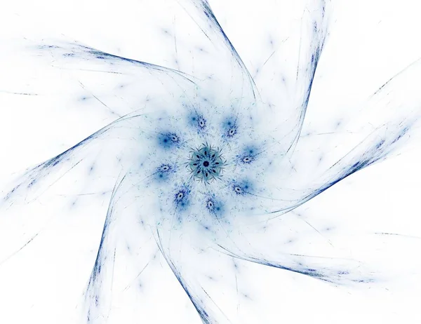 Padrão radial fractal sobre o tema da tecnologia científica e design — Fotografia de Stock