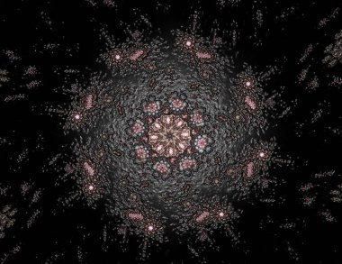 Konuyla ilgili soyut fraktal türlü nükleer ph parçacıkların