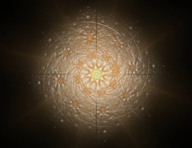 Konuyla ilgili soyut fraktal türlü nükleer ph parçacıkların