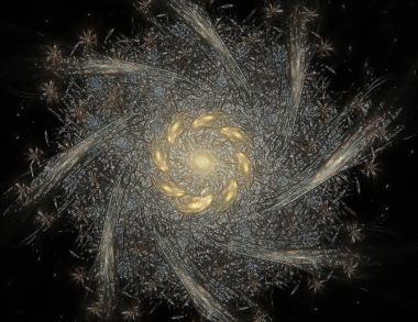 Uzay serisi geometrisini. C görsel olarak çekici zemin yaptı