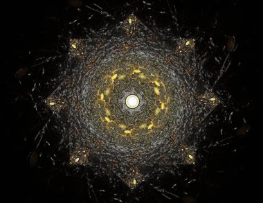 Konuyla ilgili soyut fraktal türlü nükleer ph parçacıkların