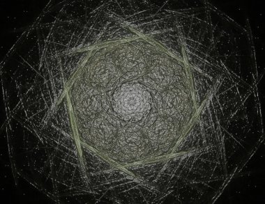 Konuyla ilgili soyut fraktal türlü nükleer ph parçacıkların