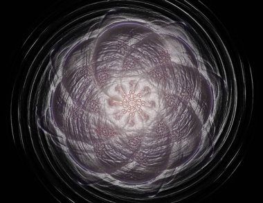 Dantelli renkli saat desen. Dijital fractal sanat tasarım. ABS