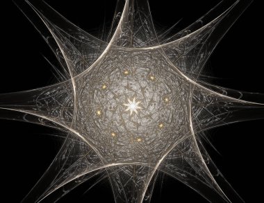 Geçiş daireler ve oval soyut fraktal renk arka plan