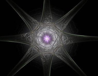 Konuyla ilgili soyut fraktal türlü nükleer ph parçacıkların