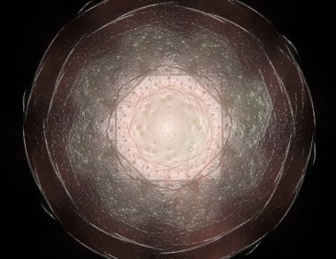 Konuyla ilgili soyut fraktal türlü nükleer ph parçacıkların