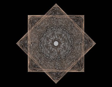 Uzay serisi geometrisini. C görsel olarak çekici zemin yaptı