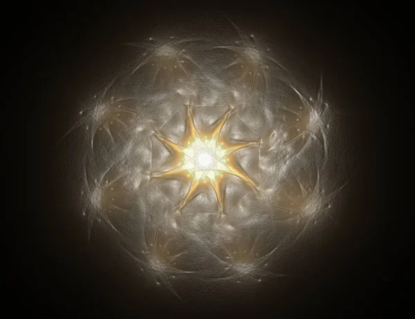 Dantelli renkli saat desen. Dijital fractal sanat tasarım. ABS — Stok fotoğraf