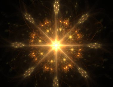 fraktal Radyal desen bilim teknoloji ve tasarım konusunda